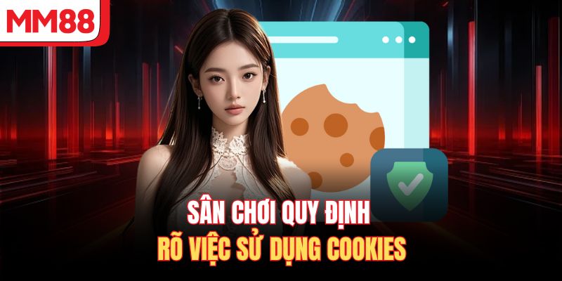 Sân chơi quy định rõ việc sử dụng cookies